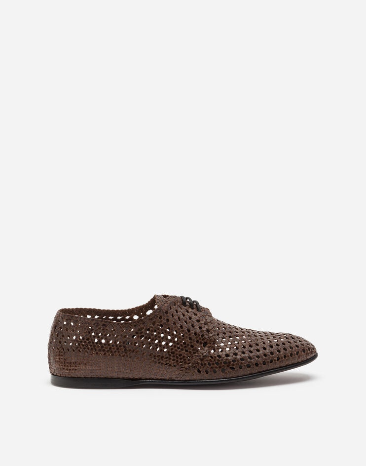 Hand-woven derby shoes - 1