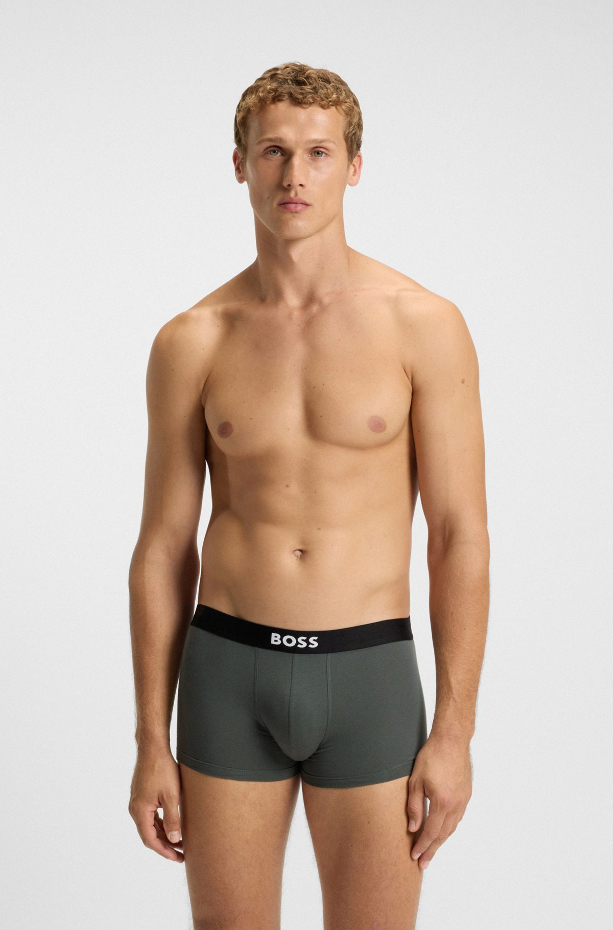 THREE-PACK OF STRETCH TRUNKS IN COTTON - 2