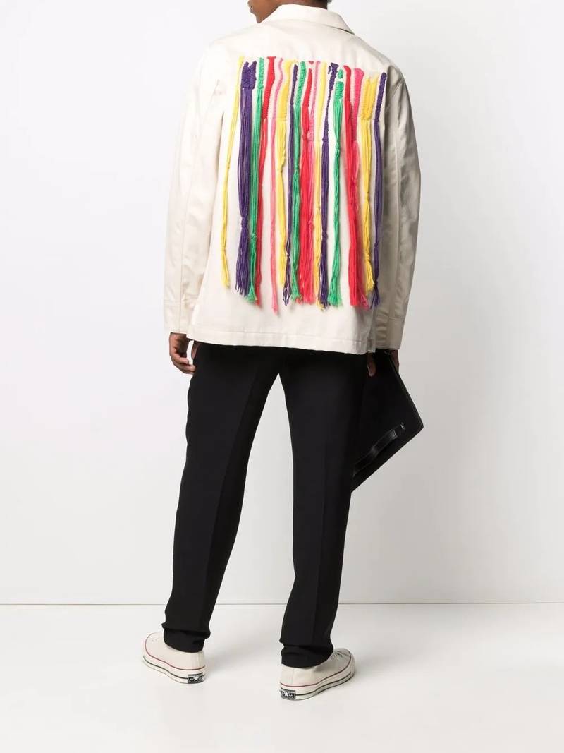 Palm Angels x Missoni Melting Logo denim chore jacket outlook