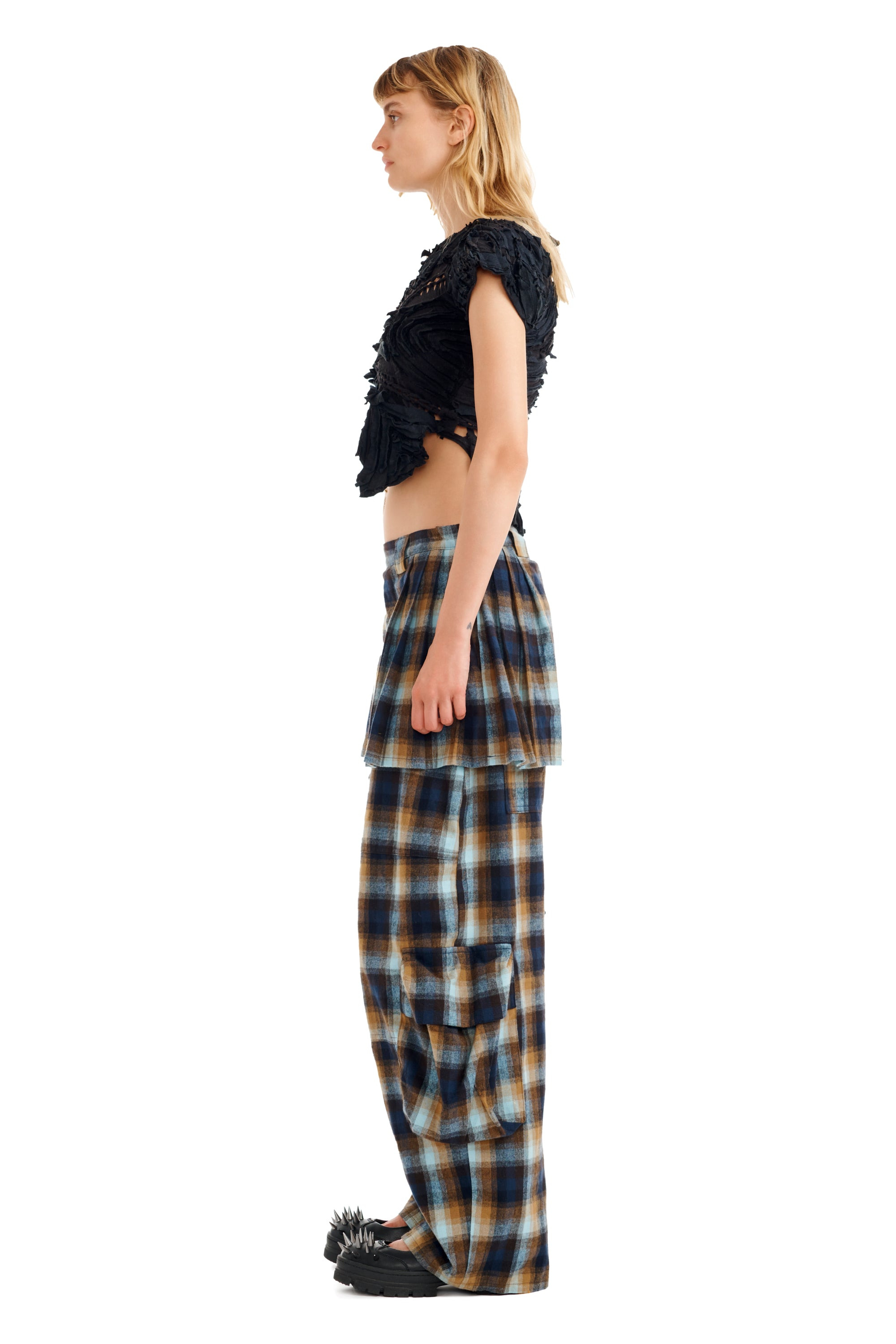 BLACK S/S CHIRP TOP - 4