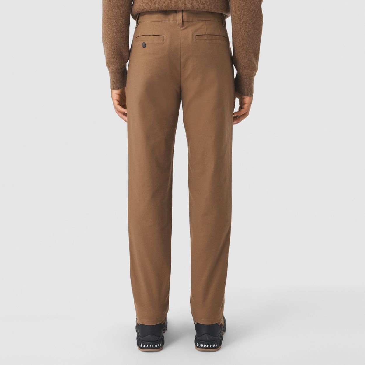 Cotton Cropped Tailored Trousers - 4