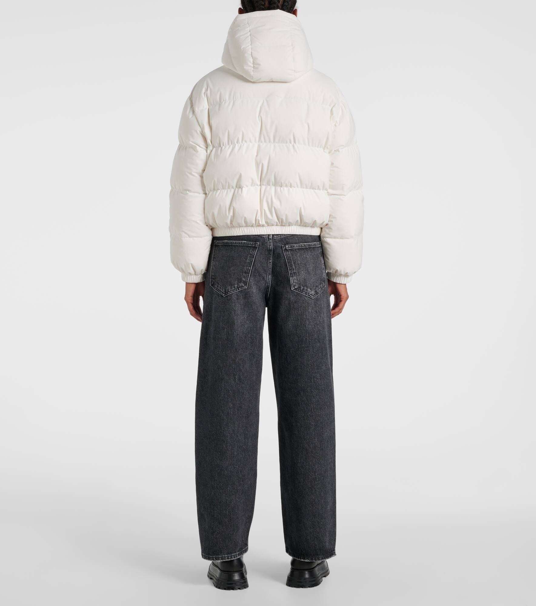 Quilted down jacket - 3