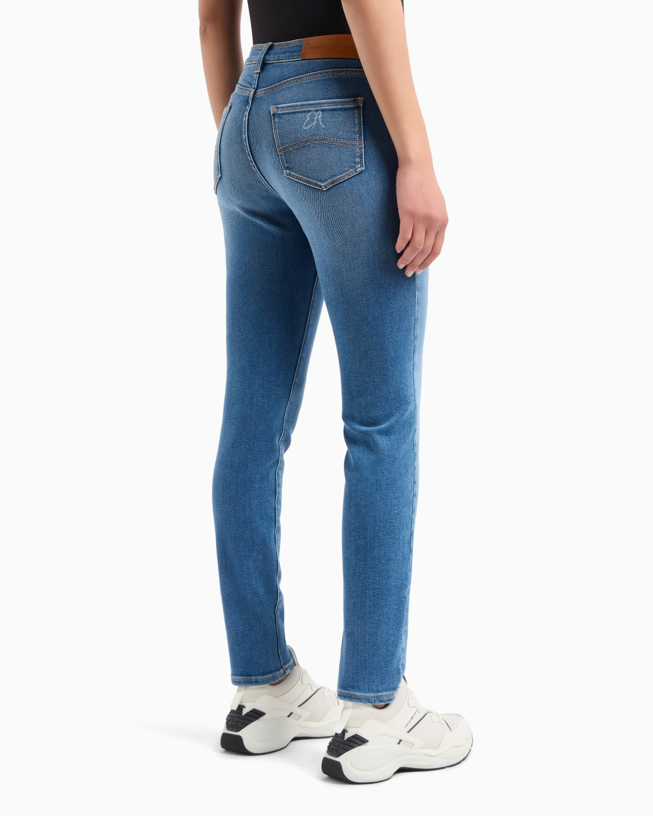 ASV J20 high-waisted super-skinny leg jeans in a worn-look organic stretch denim - 3
