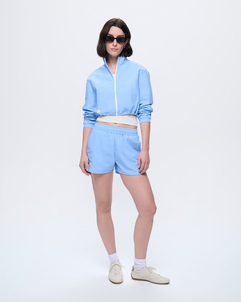 Womens Recycled Nylon Zip Up Jacket - Dewdrop Blue 3