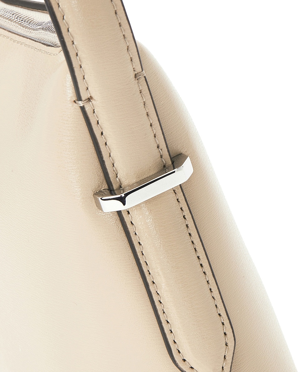 Leather Scoop Wristlet Bag - 7