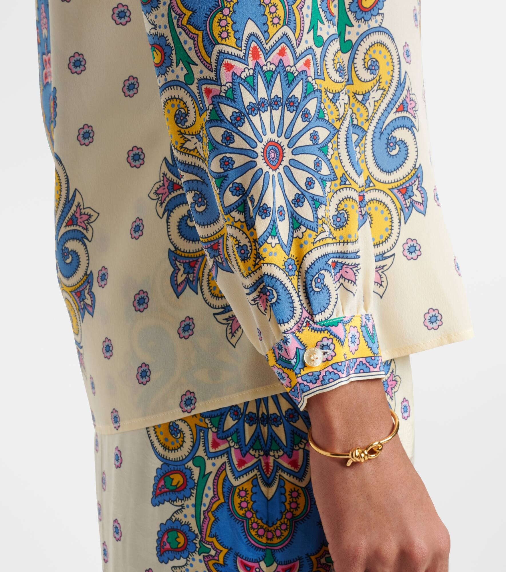 Printed silk shirt - 5