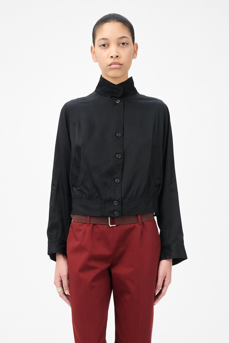 Tuxedo Bomber Fresh Black Tarmac Twill 3