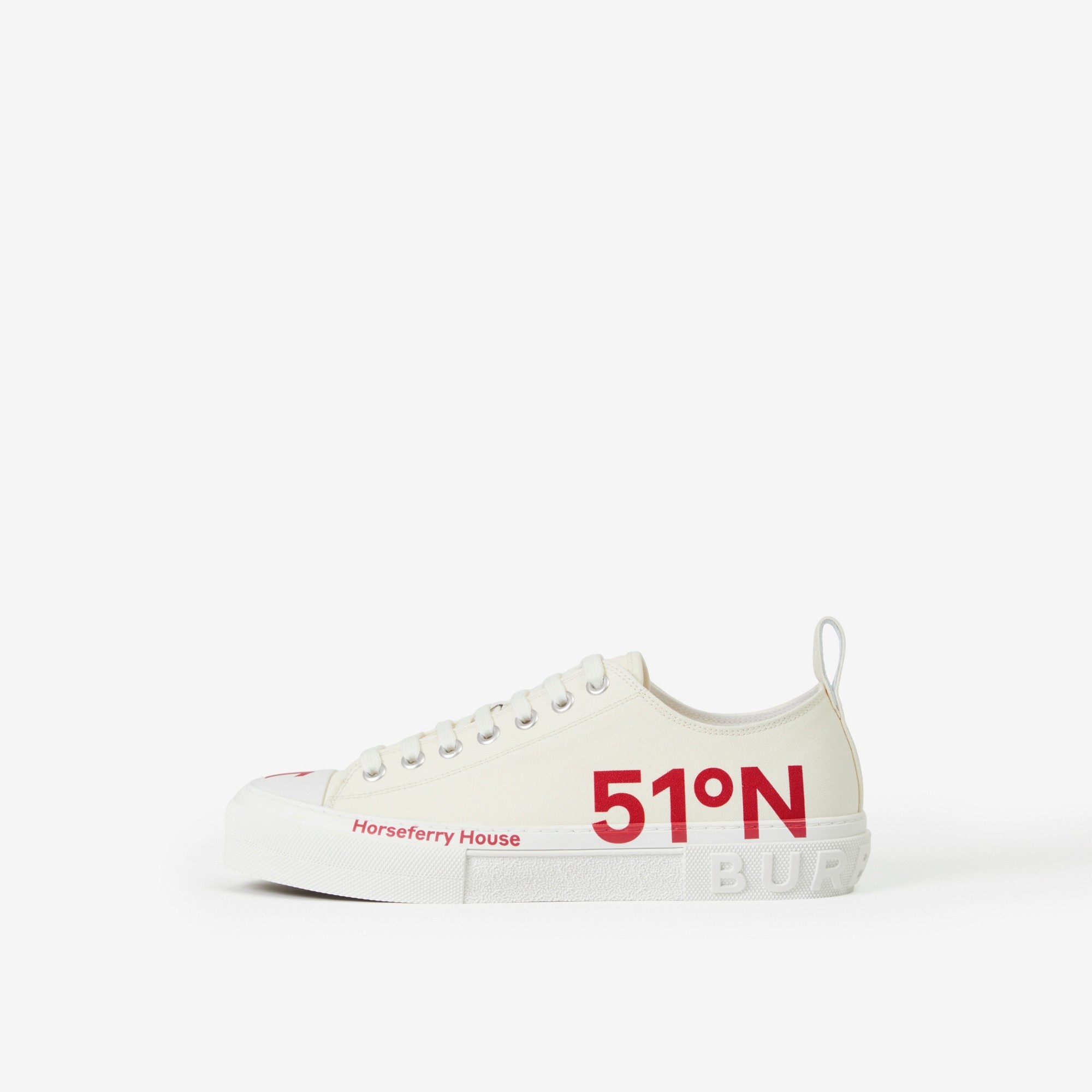 Coordinates Print Cotton Sneakers - 5