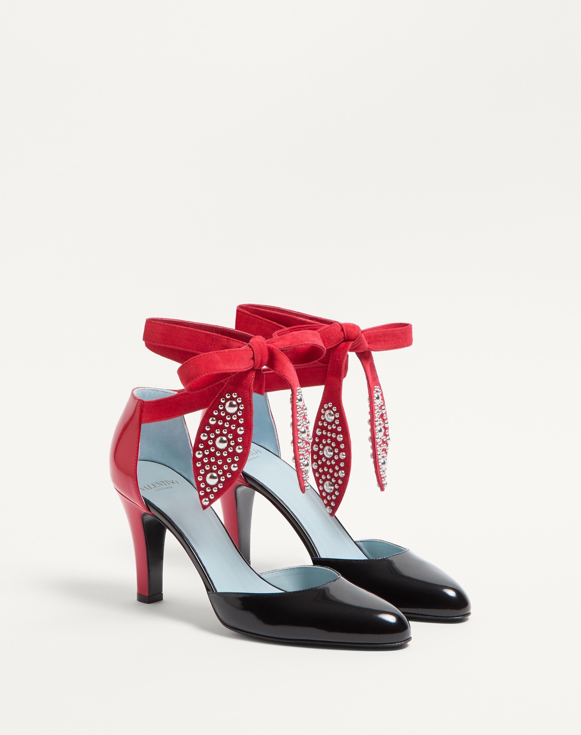 FOLIEFOLIAGE PUMPS IN ABRASIVE CALFSKIN 85MM - 2