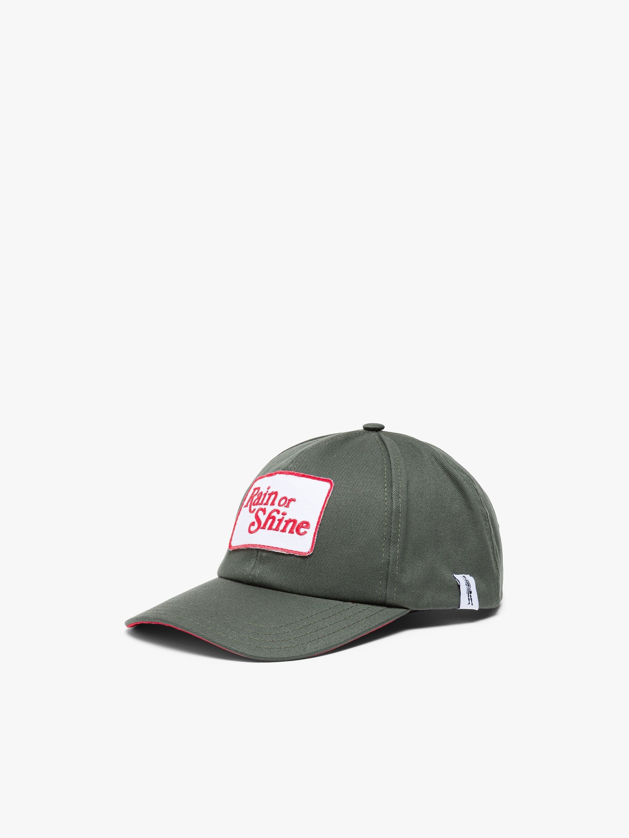 RAIN X SHINE GREEN COTTON CAP - 1