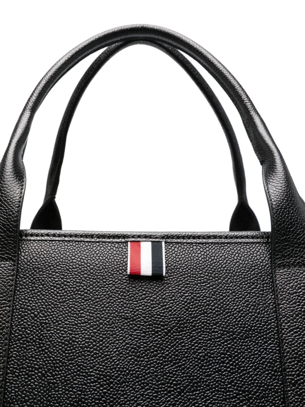 4-Bar leather tote bag - 4