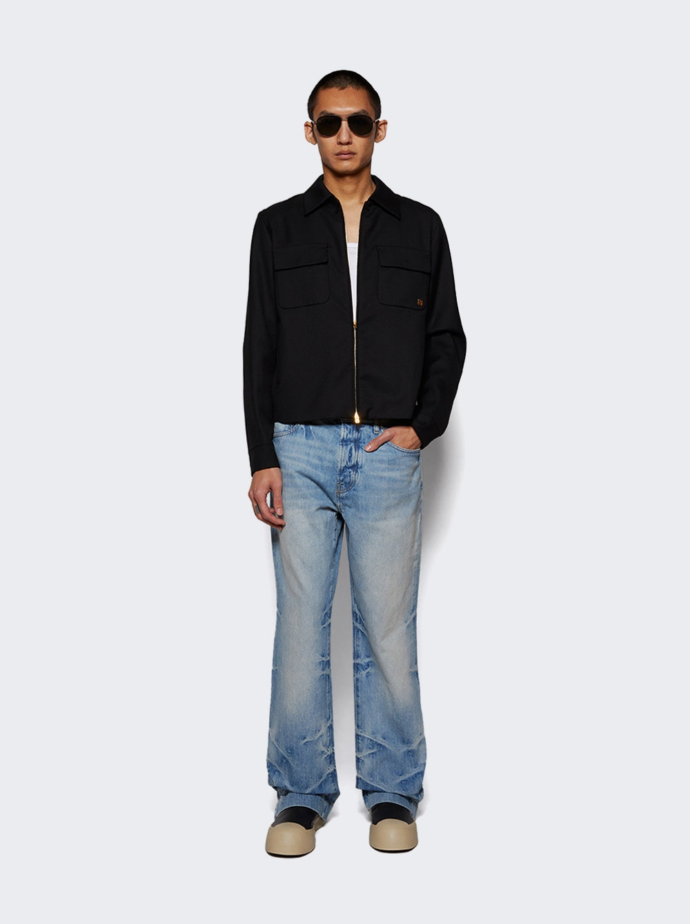 Straight Flare Jean Faded Indigo - 5