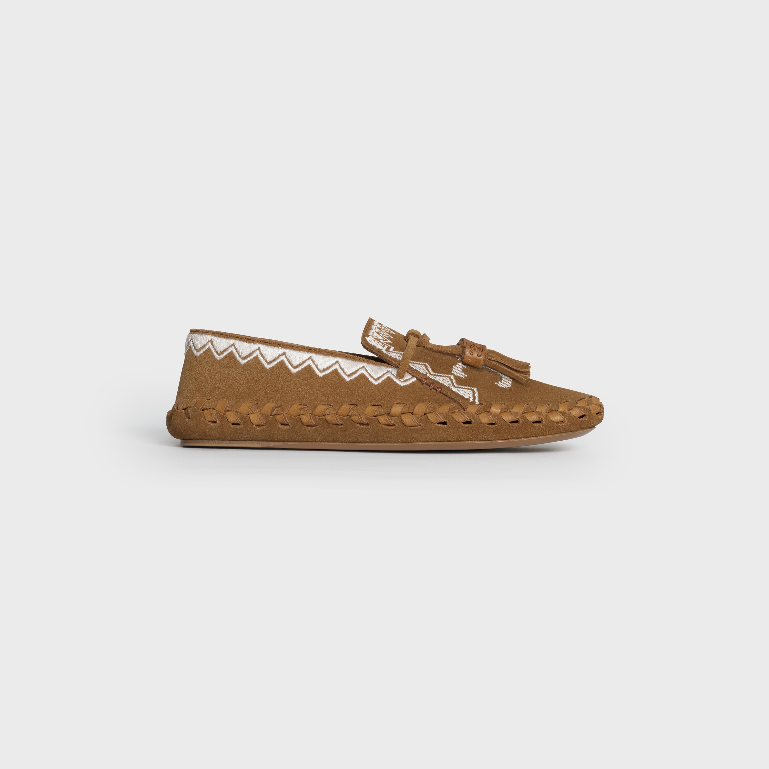 Celine Marlou Flat Slip-on in Suede calfskin - 1