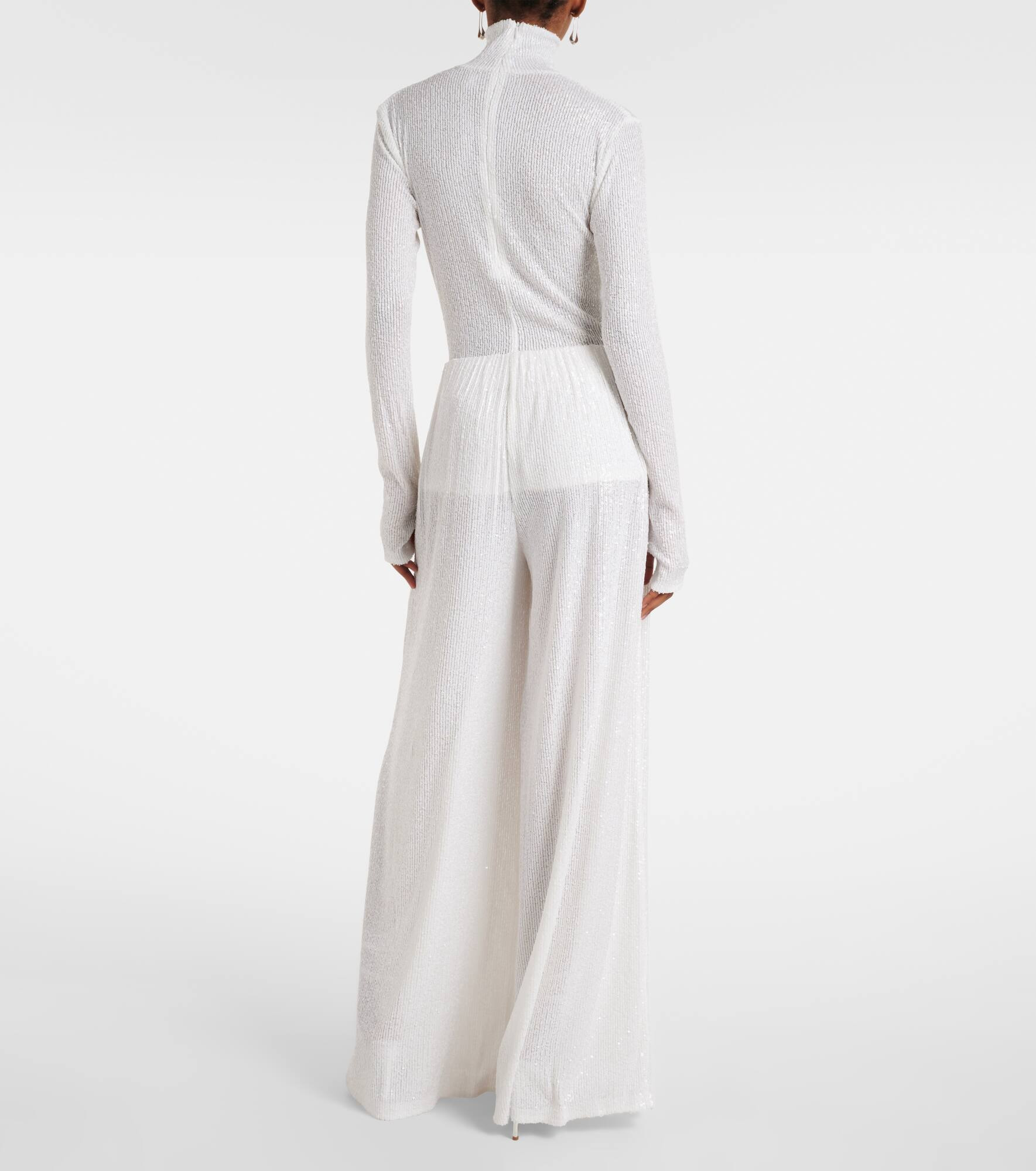 Sequined wide-leg pants - 3