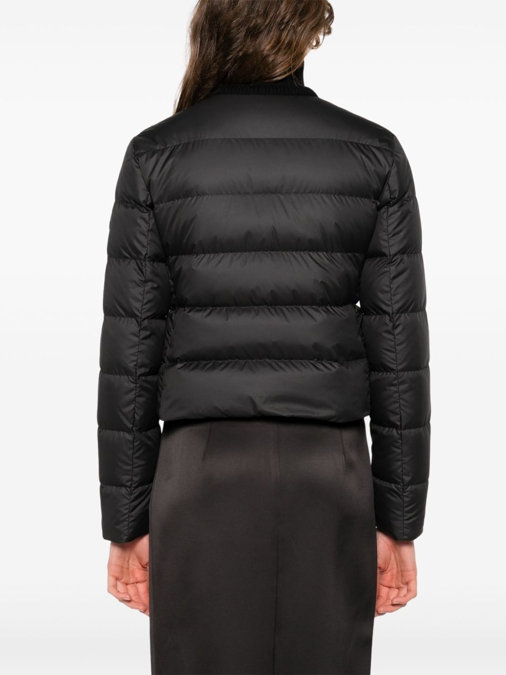 zip-up quilted jacket - 4