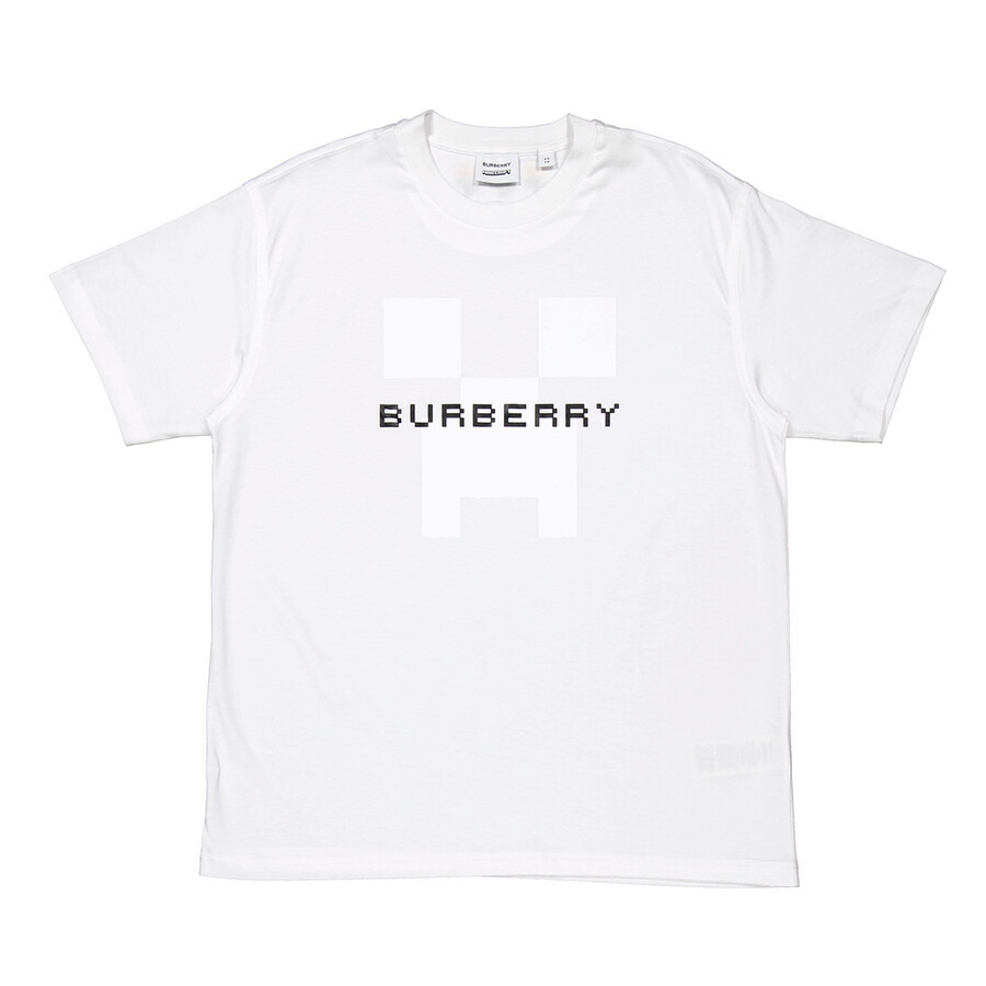 Burberry x Minecraft Logo Print Cotton Oversized T-shirt - 1