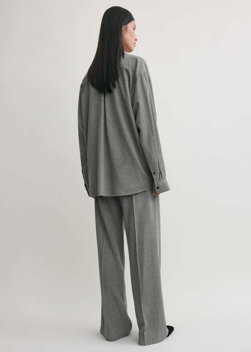 Classic fluid shirt mid grey 4