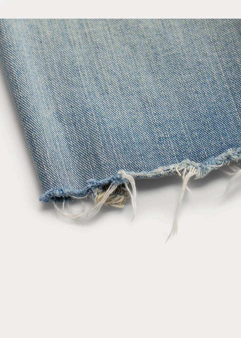 Straight Fit Byran Denim Short 5