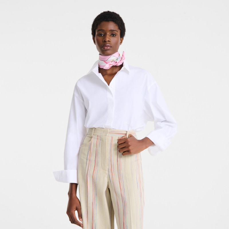 Longchamp Vivement l'Eté Silk scarf 70 Ballerina - Silk outlook