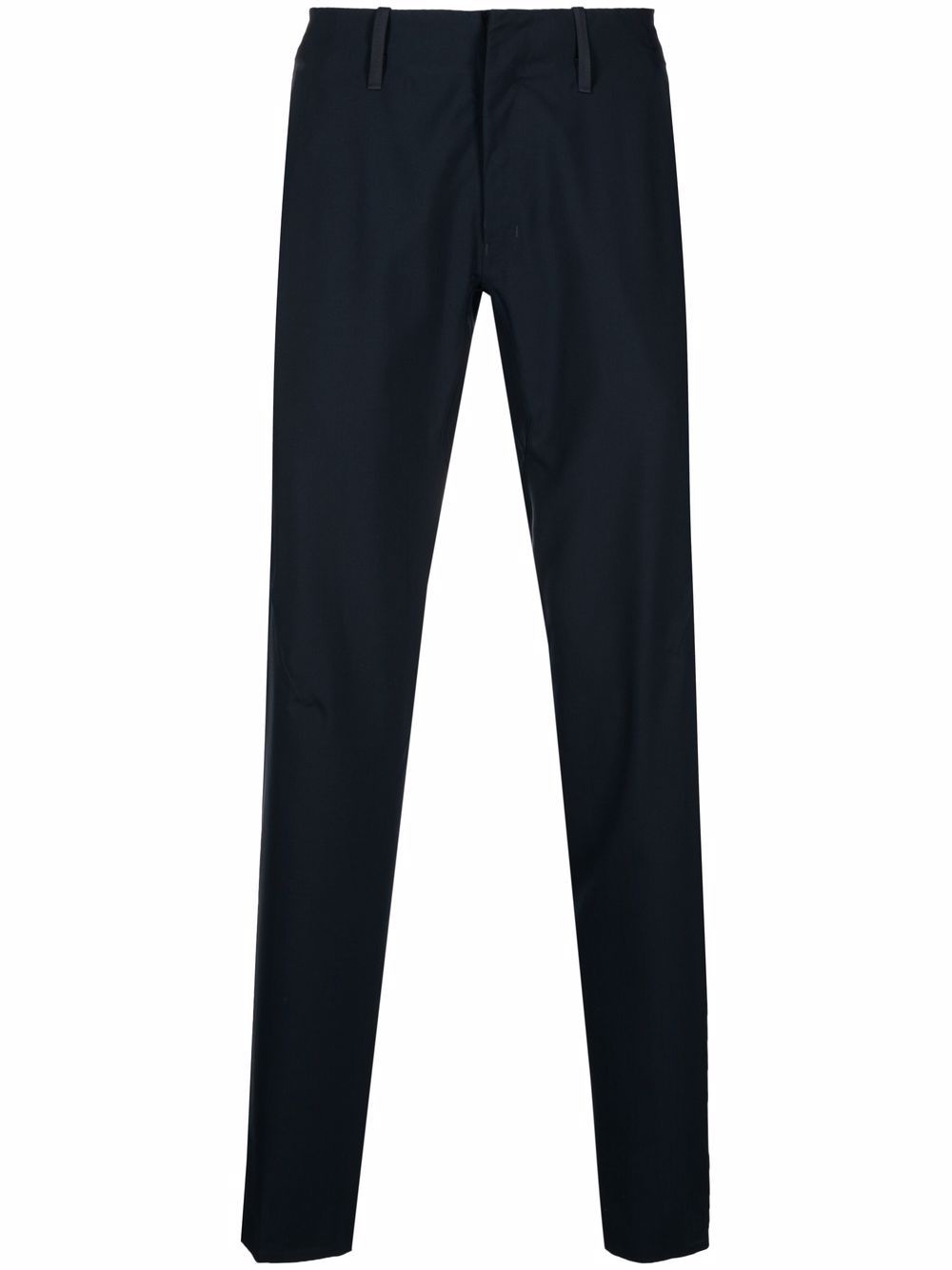 mid-rise straight leg trousers - 1