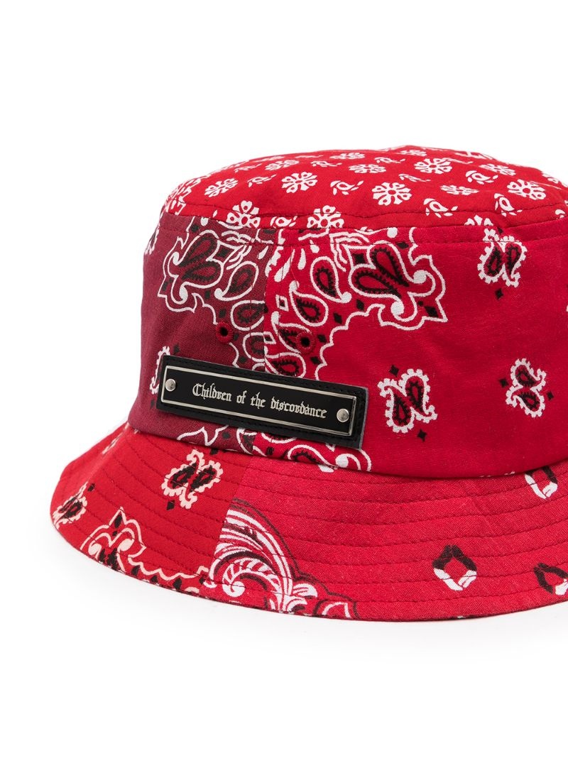 paisley-print bucket hat - 2