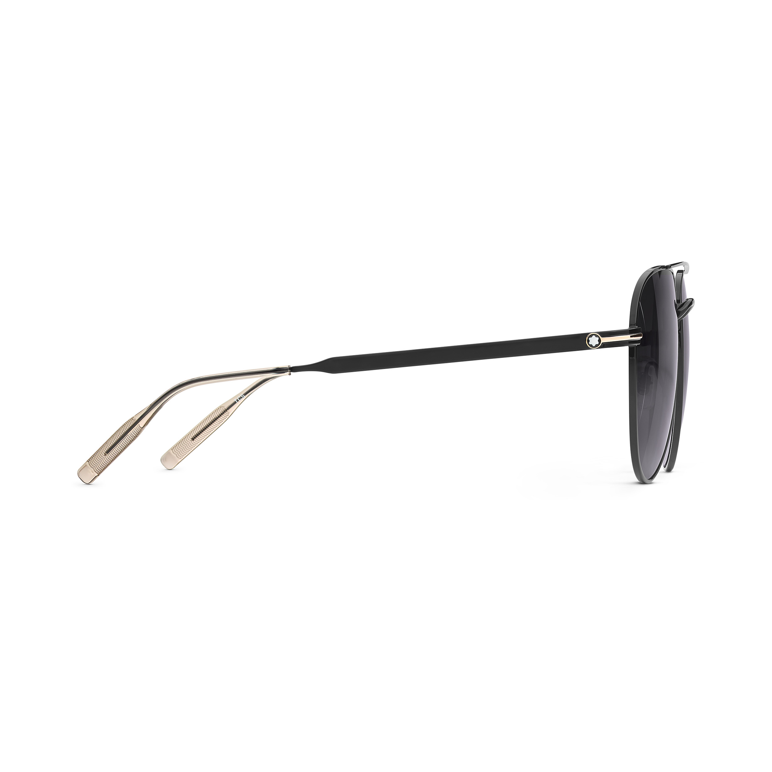 SQUARED SUNGLASSES WITH BLACK COLORED METAL FRAME - 4