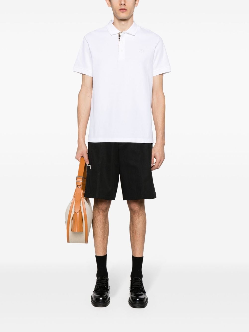logo-embroidered polo shirt - 2