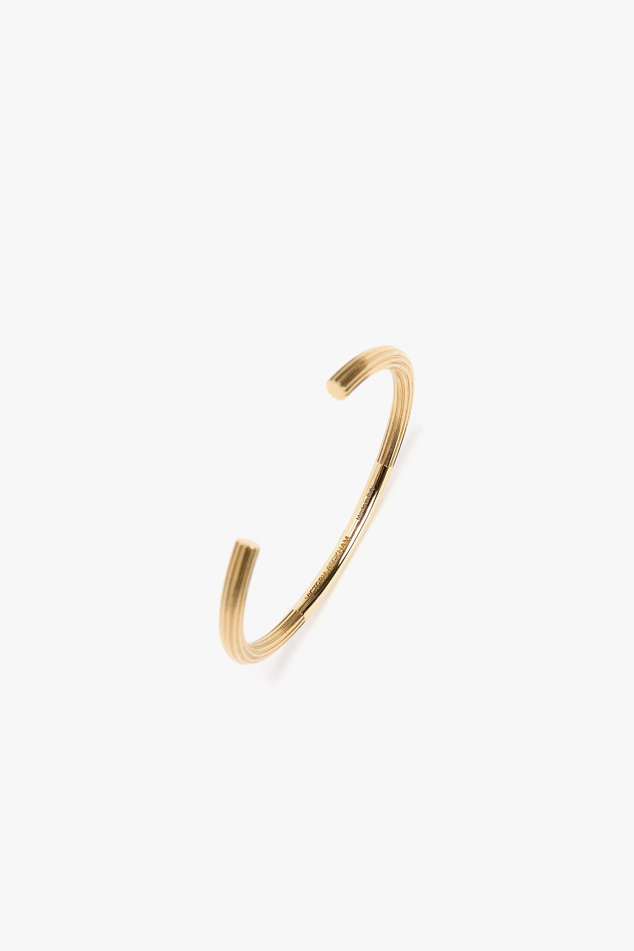 Cufflink Bracelet In Light Gold - 2