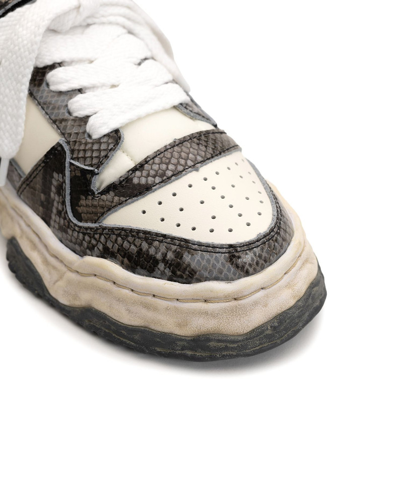 "KEITH" OG Sole Python Printed Leather Low-top Sneaker 9