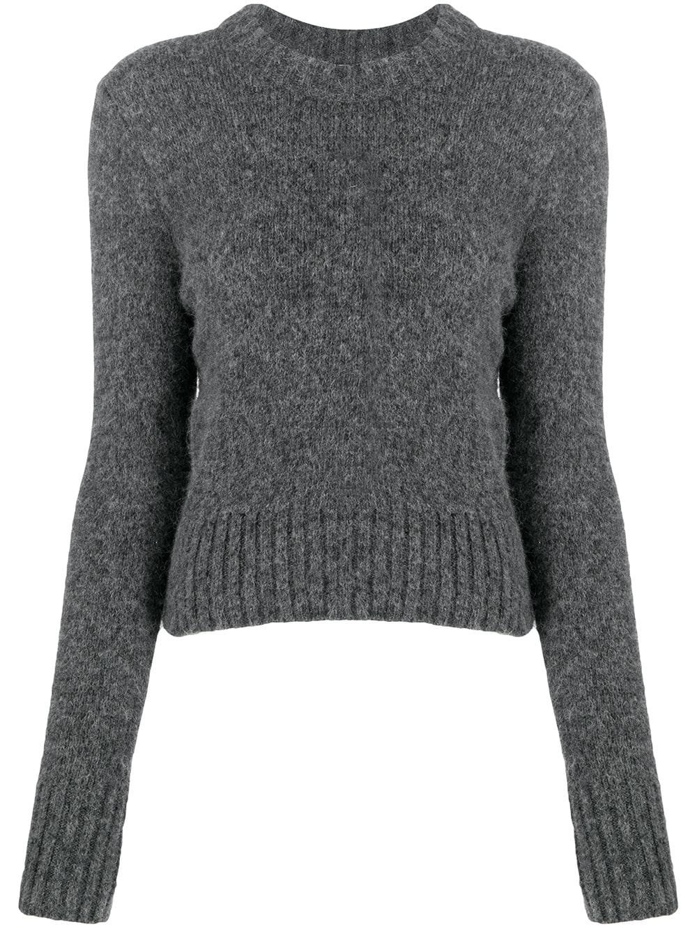 crew neck knitted jumper - 1