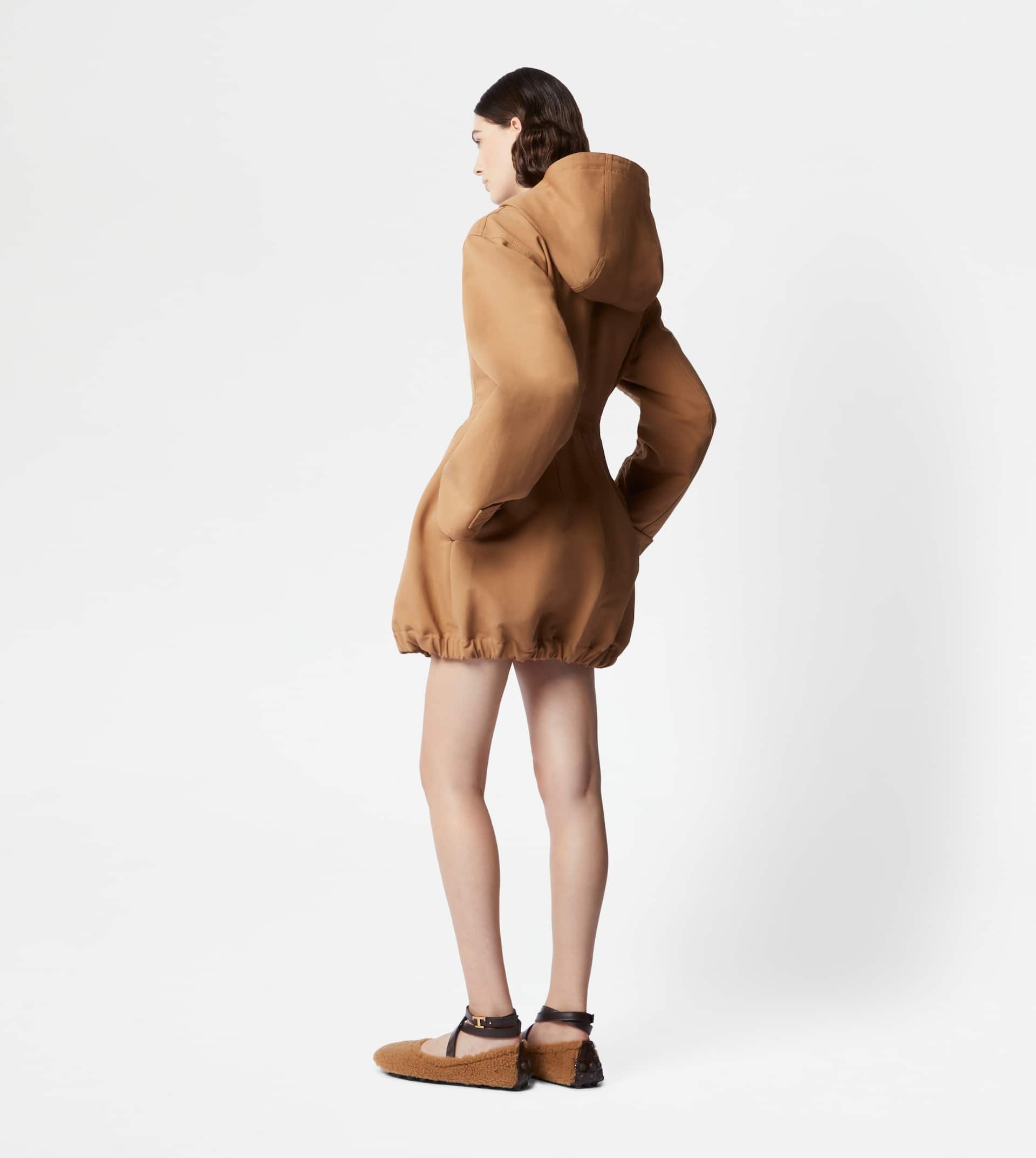 PARKA IN COTTON - BROWN - 3