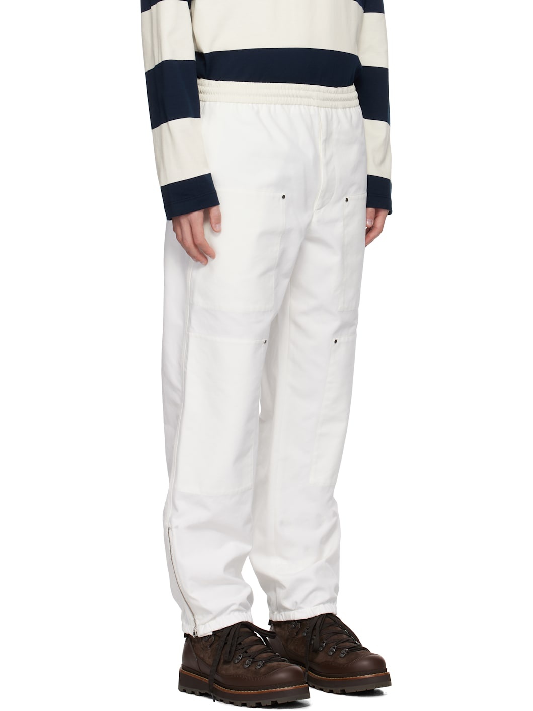 White Archivio Creativo CP Trousers - 2