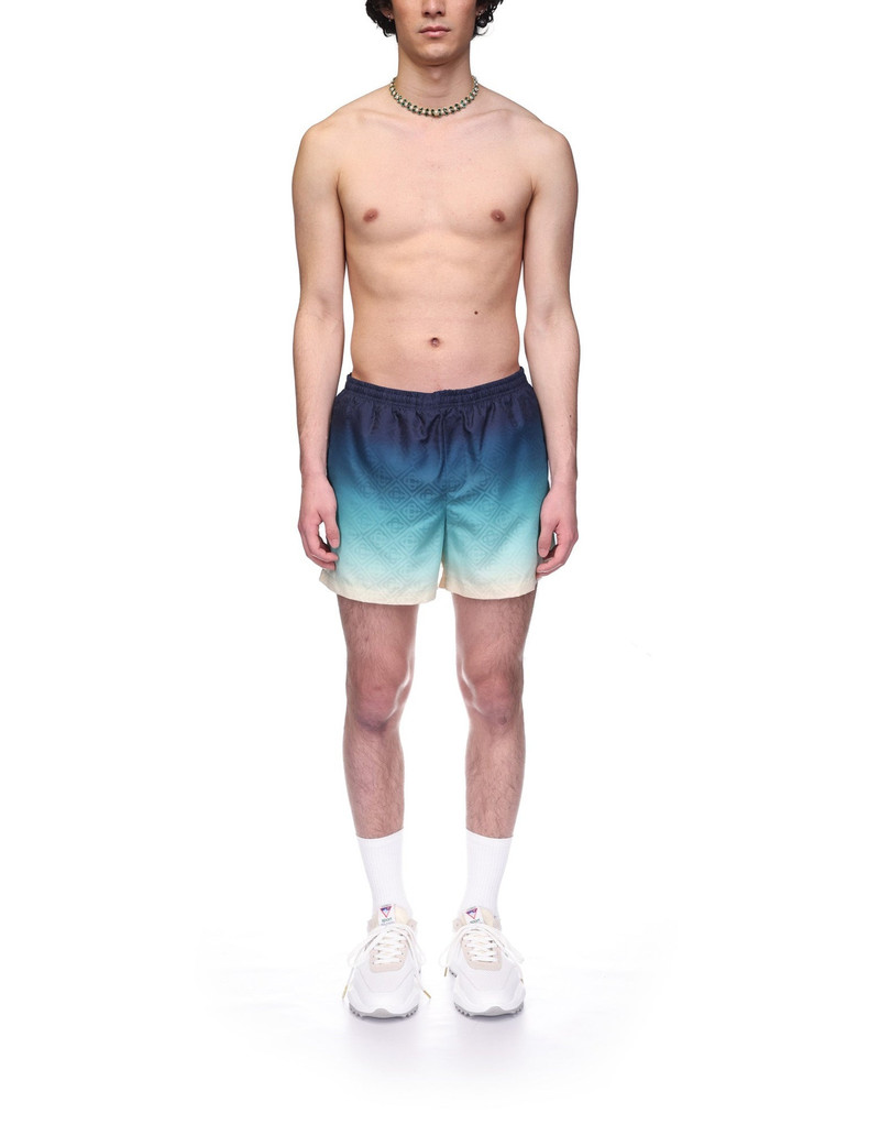 CASABLANCA Midnight Gradient Swim Trunks outlook