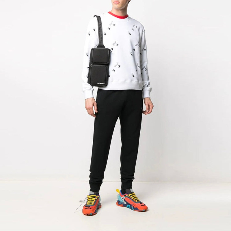 Off-White Men's Off-White SS21 Large Logo Printing White OMBA025R21FLE0090110 outlook