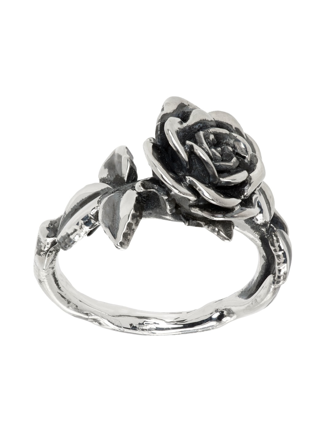 Silver Rose Ring - 1