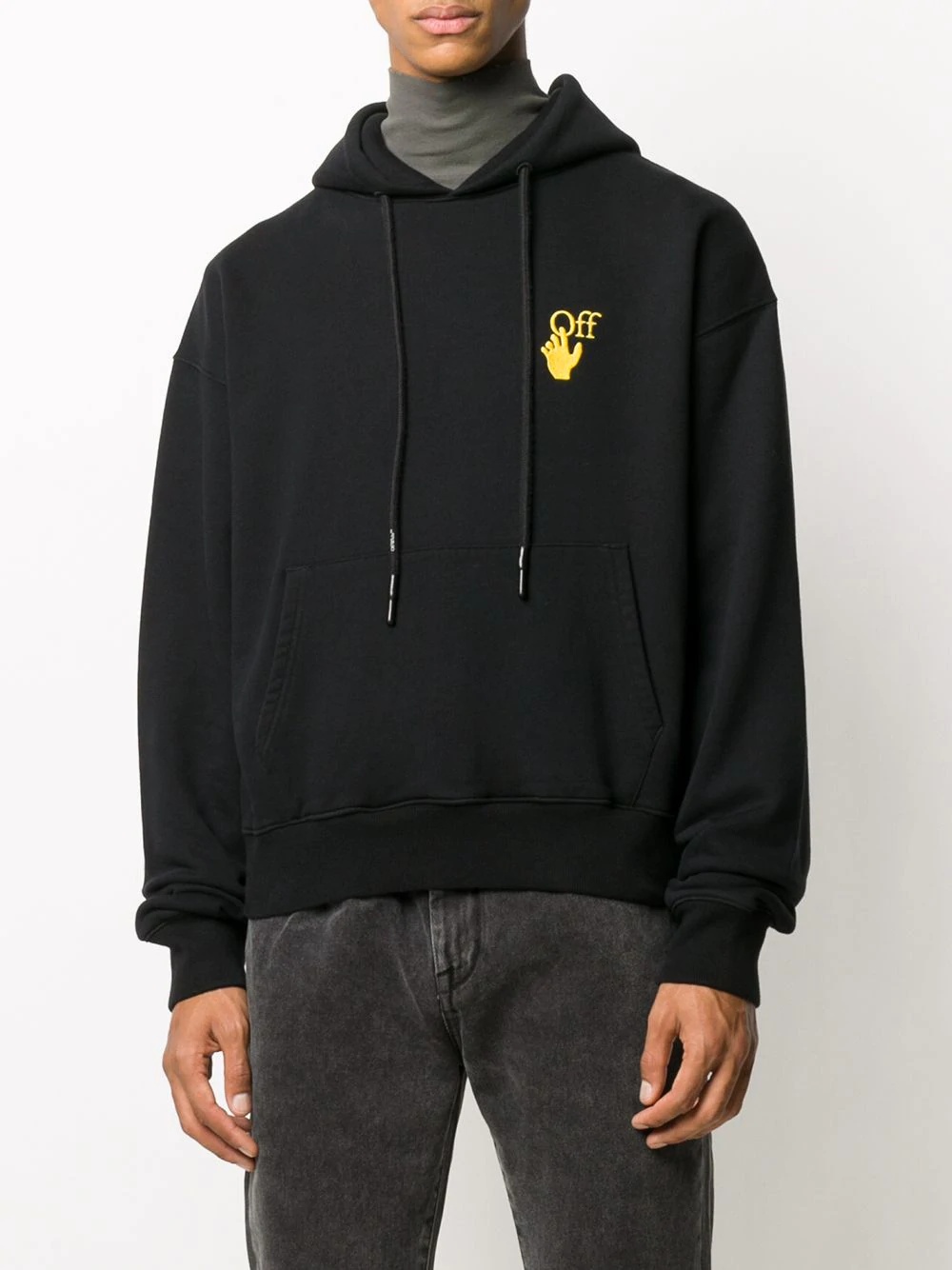 graphic print hoodie - 3