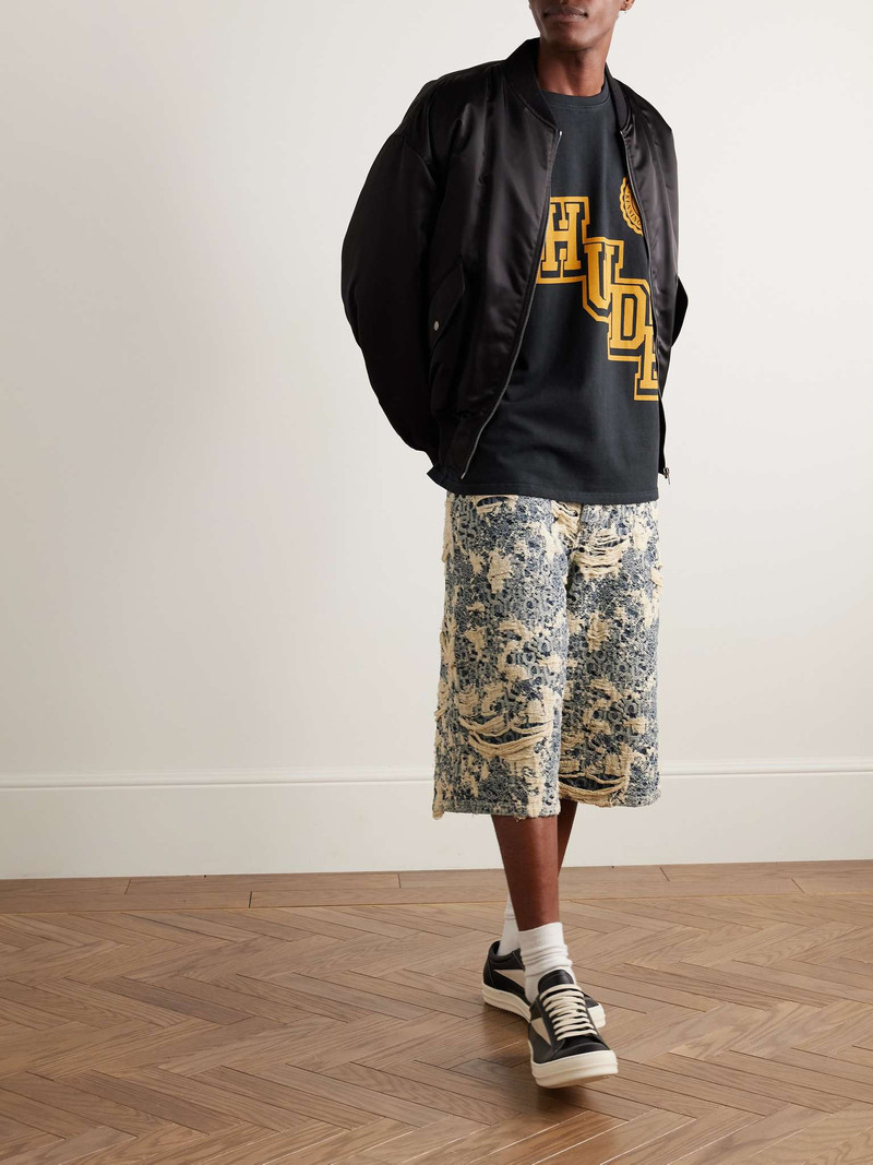 Rhude Logo-Print Cotton-Jersey T-Shirt outlook