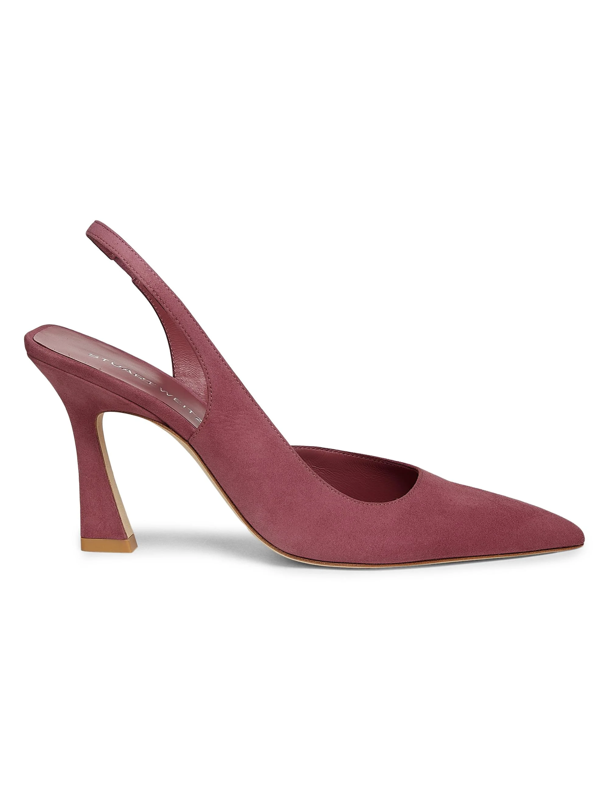 Women's Vinnie 85MM Suede Pumps - Dusty Berry - 1