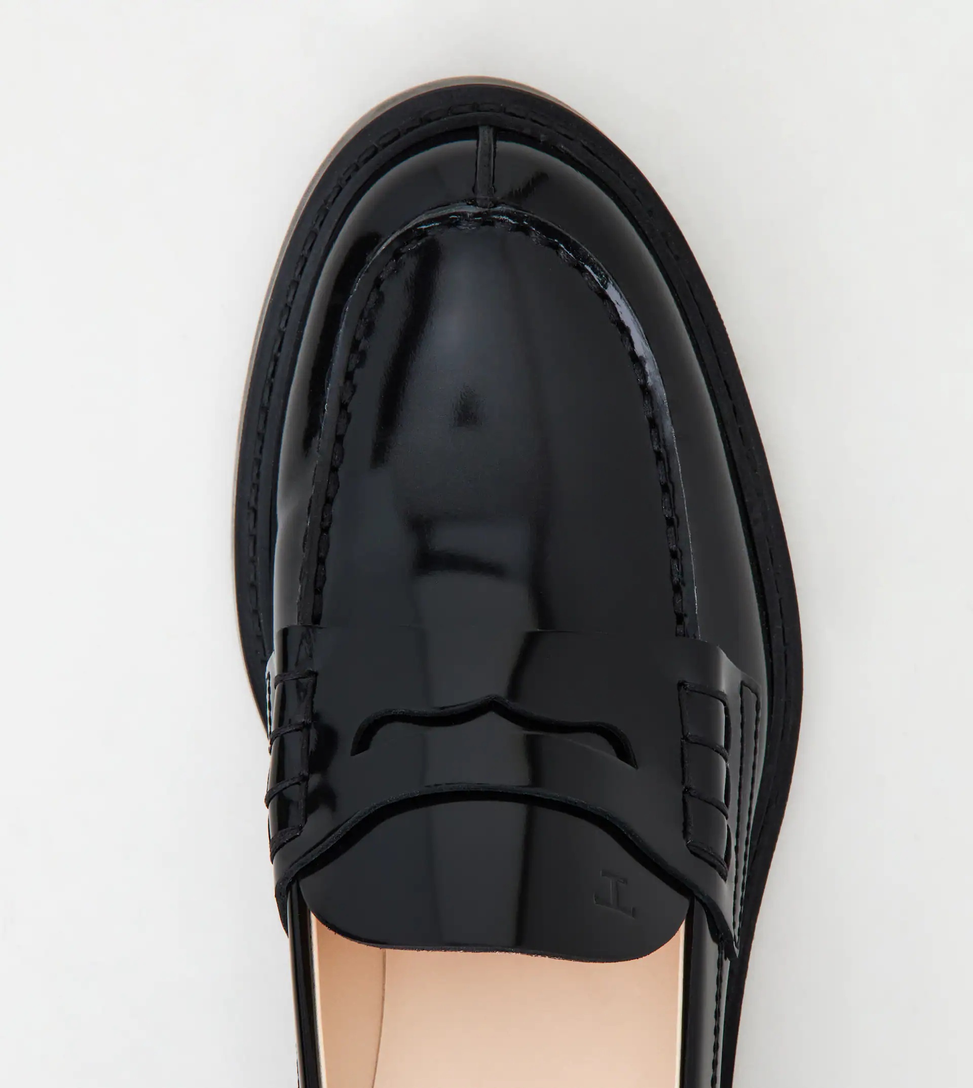 LOAFERS IN LEATHER - BLACK - 4