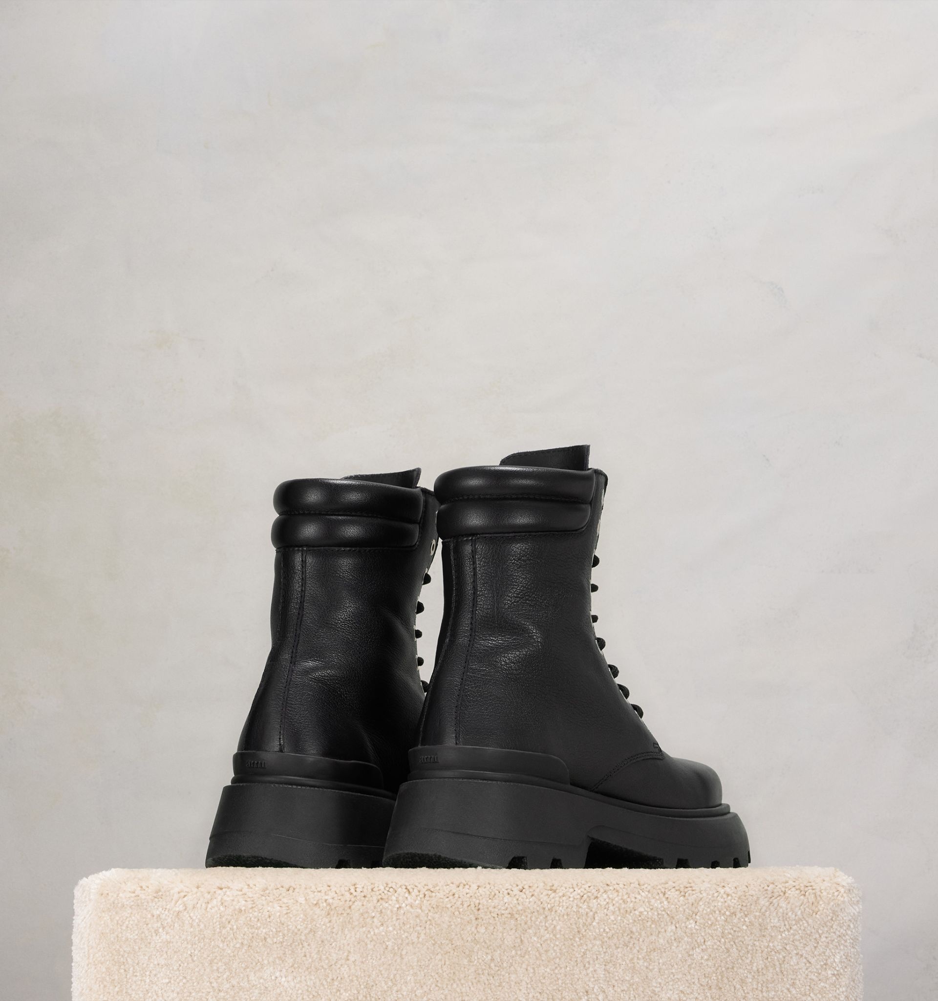 Lug Sole Ankle Boots - 6