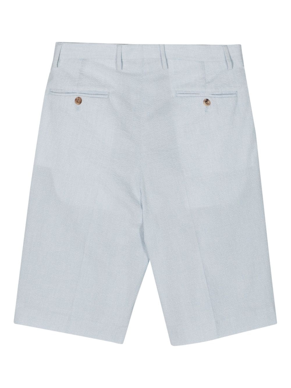 striped straight-leg shorts - 2