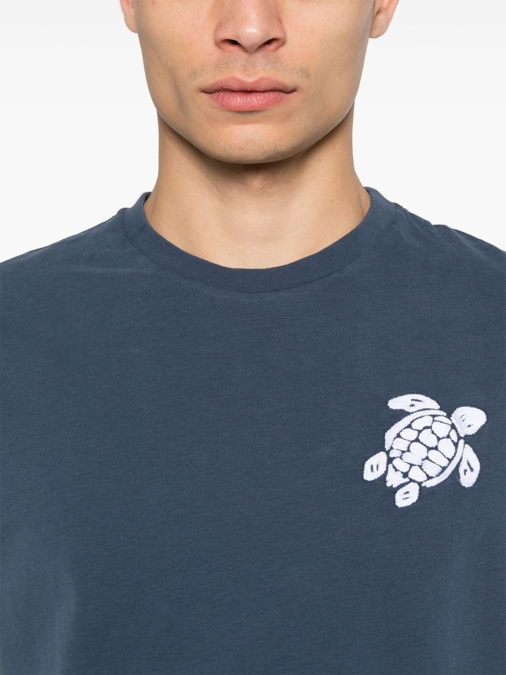 logo-embroidered T-shirt - 4