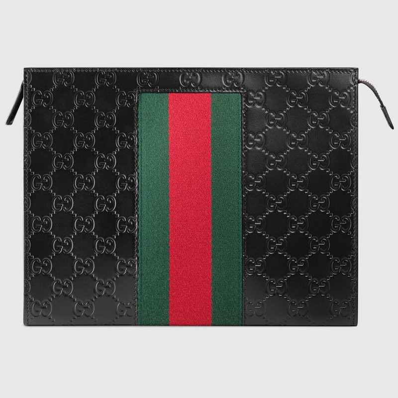 Gucci Signature Web pouch 1