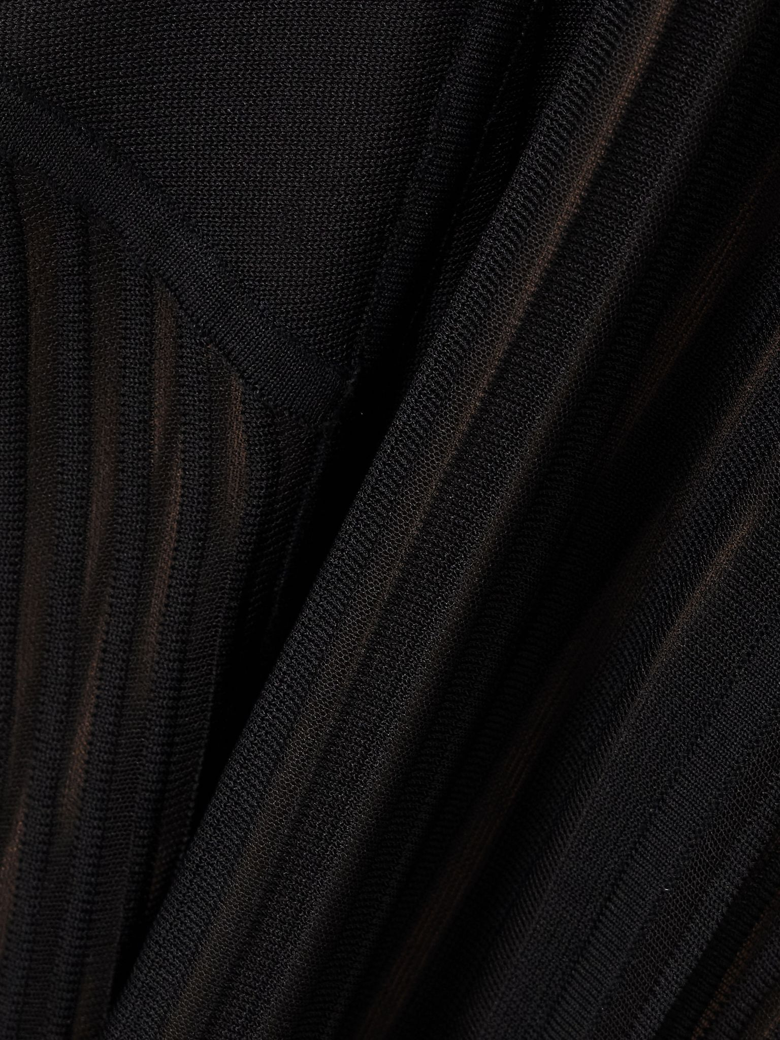 Azario stretch-knit maxi dress Black - 4