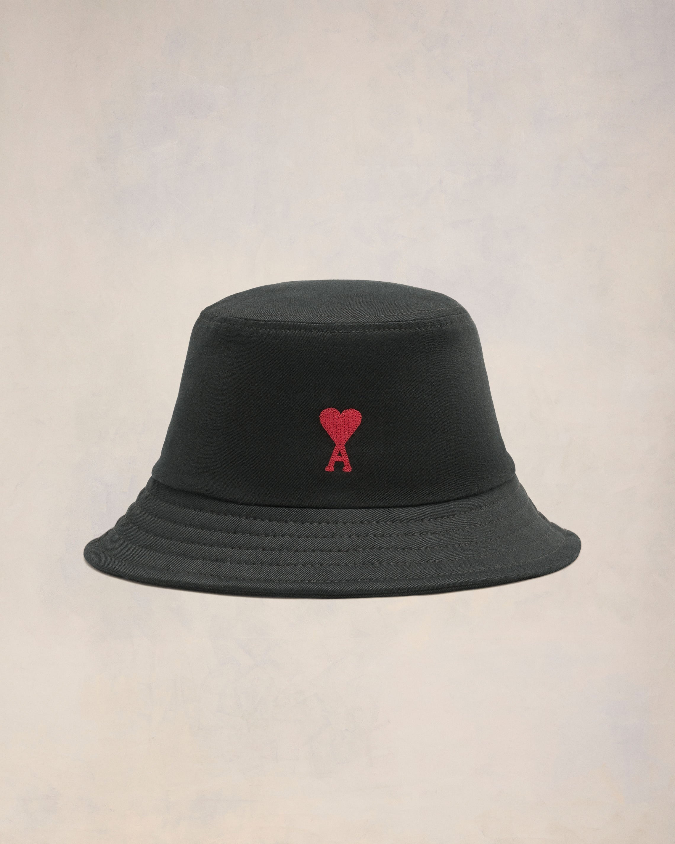 RED AMI DE COEUR EMBROIDERY BUCKET HAT - 4