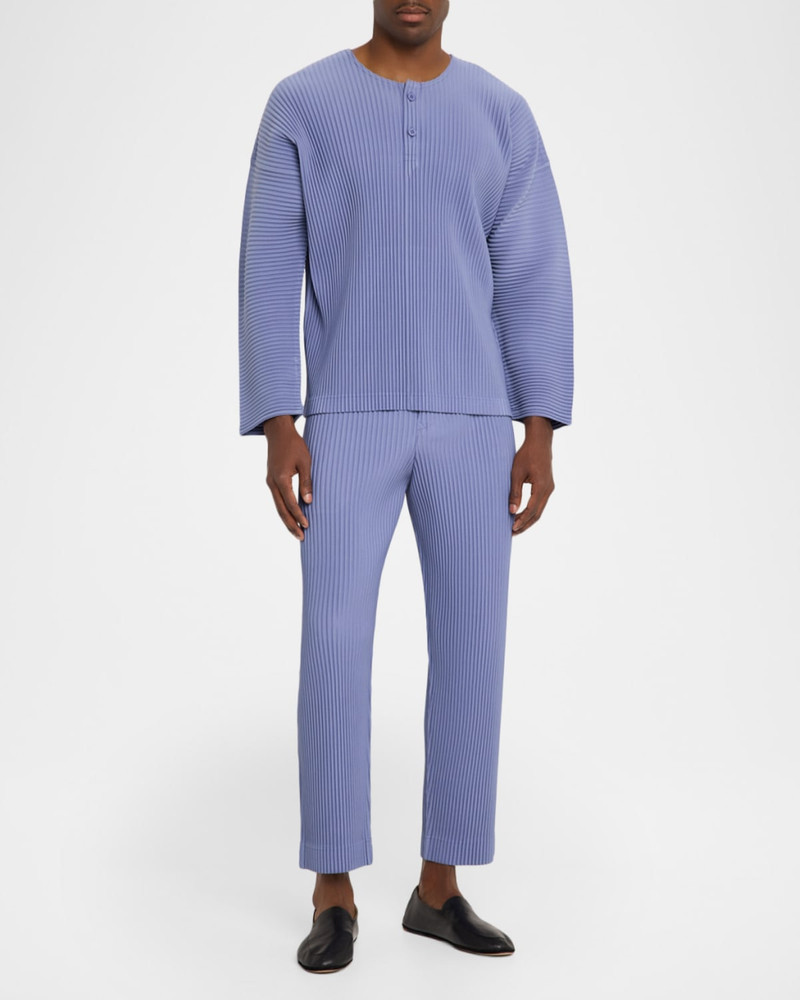 ISSEY MIYAKE Men & apos;s Monthly Colors Pleated Long-Sleeve Shirt outlook