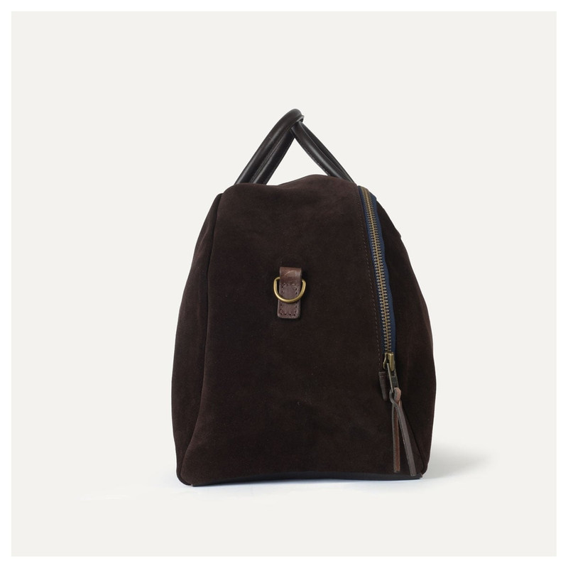 Bleu de Chauffe BOWLING TRAVEL BAG  -  DARK BROWN outlook