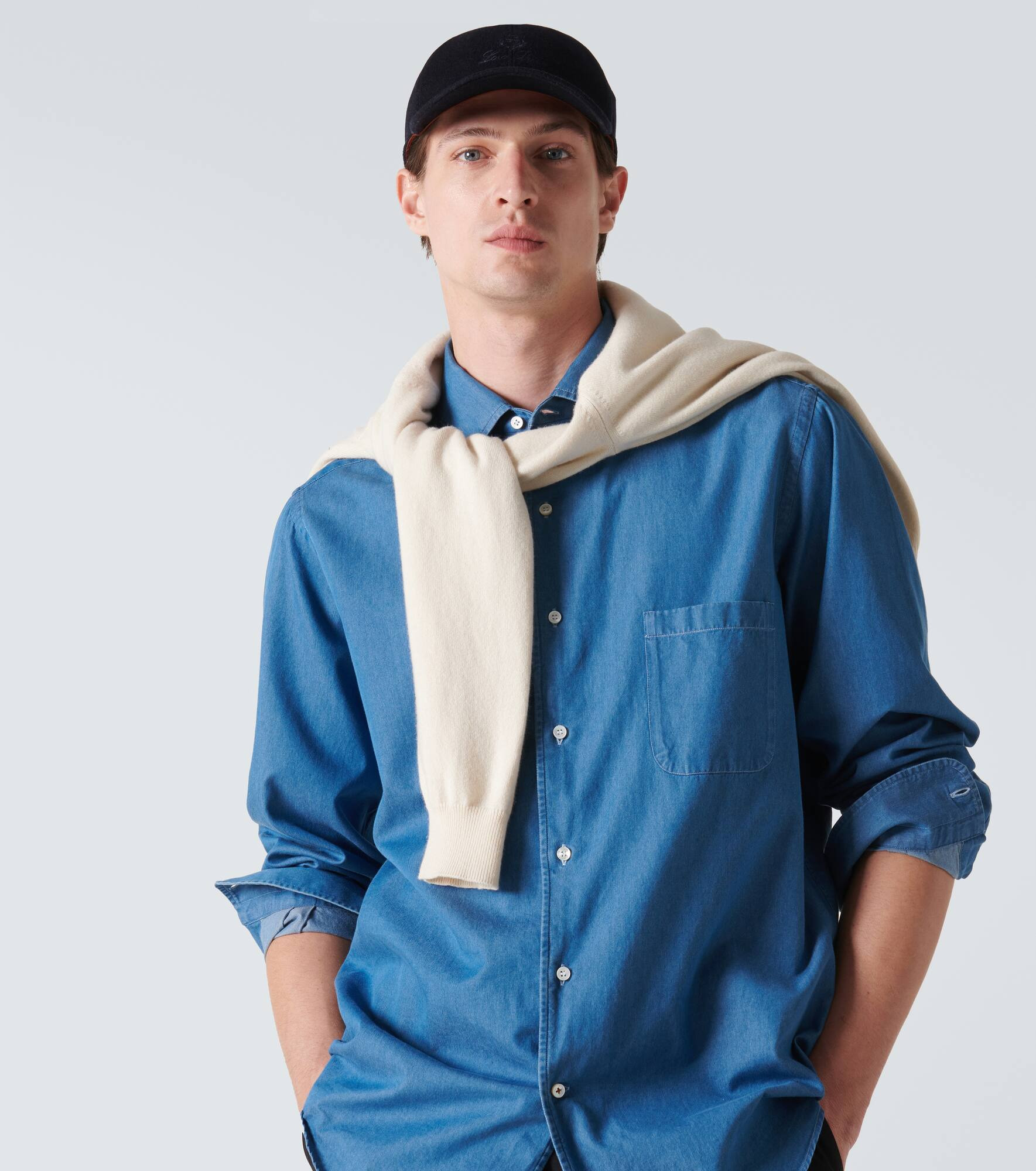 Cashmere baseball cap - 2