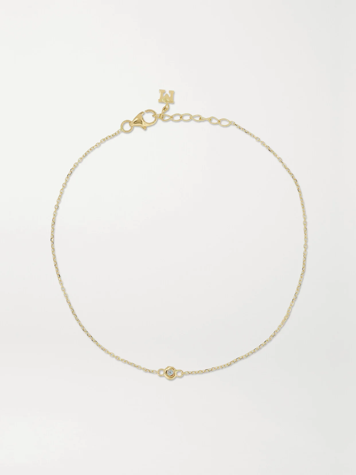 14-karat Gold Diamond Bracelet - 1