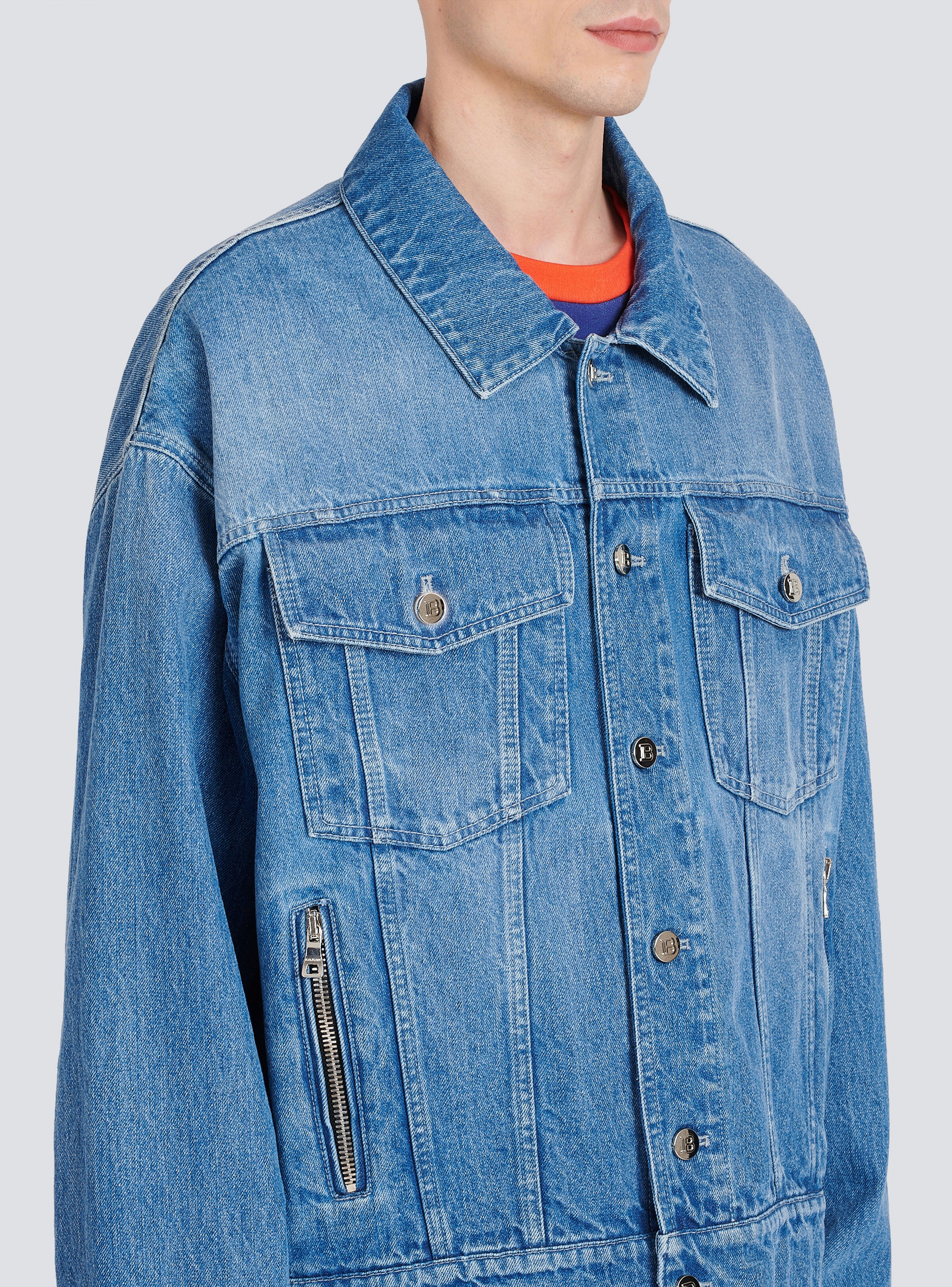 Unisex - Pokémon print denim jacket - 8